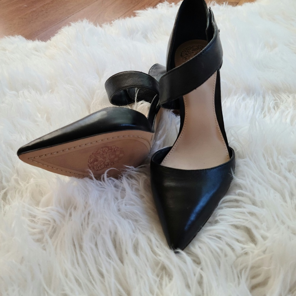 SEXY BLACK LEATHER SHOE
